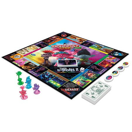 Monopoly Jr Trolls - Dreamworks